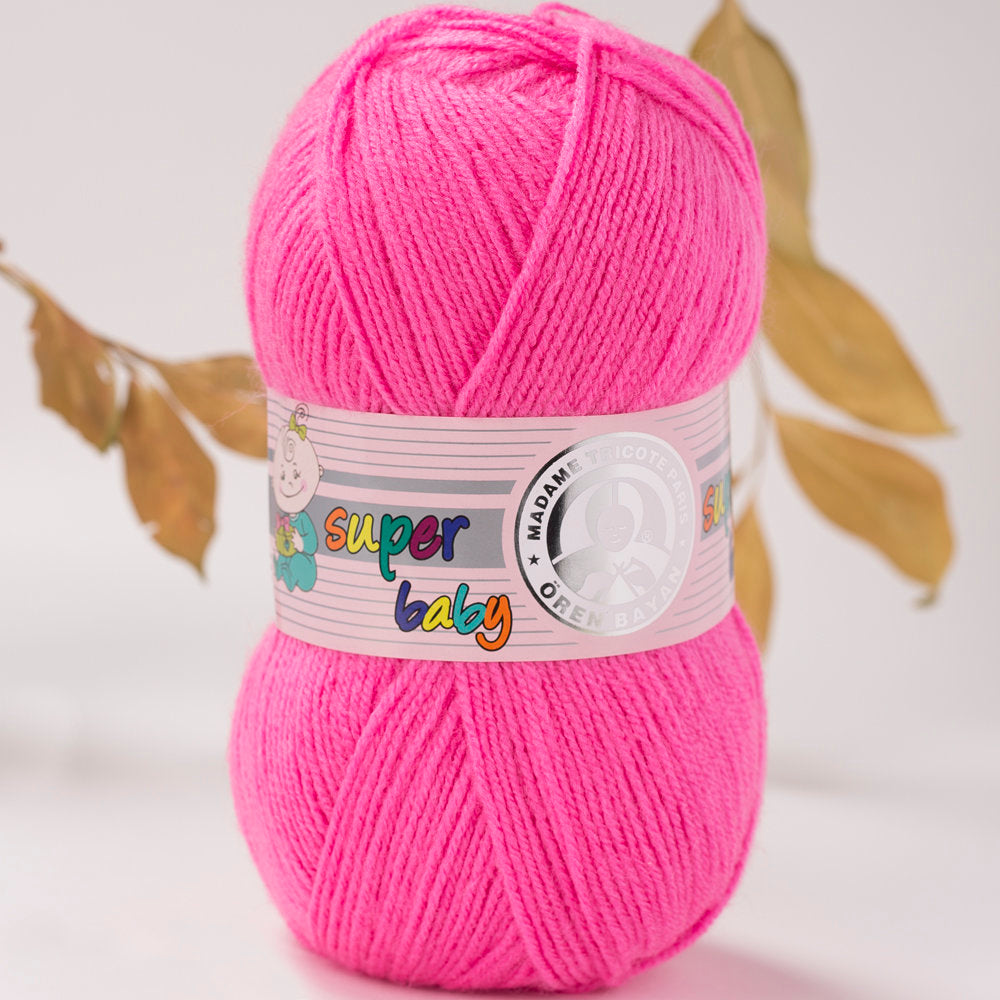 Örenbayan Super Baby Pembe El Örgü İpi - 42-1758